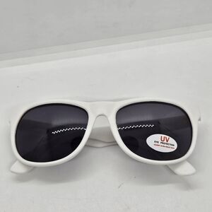 NEW Miami Dolphins white plastic frame sunglasses